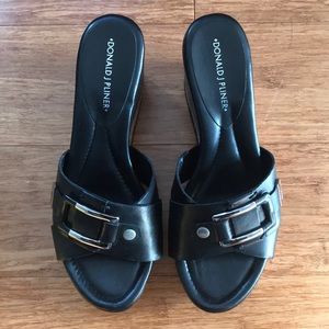 Donald J. Pilner Platform Leather Sandals
